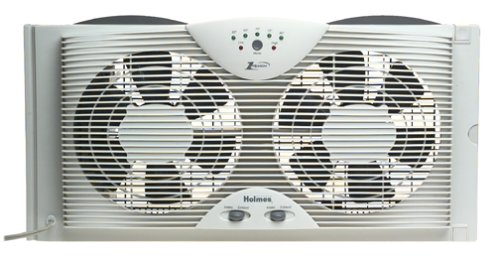 dual window fans with remote