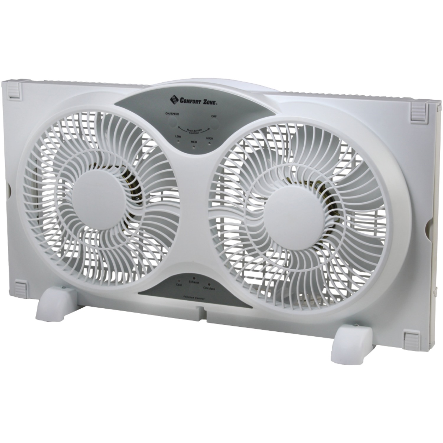 dual window fans with remote